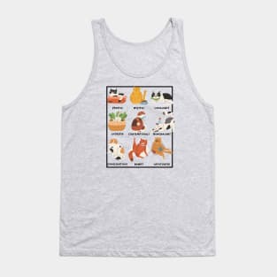 The Many Demeanors of Cats Tank Top